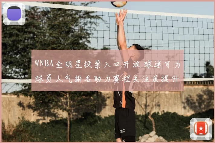 WNBA全明星投票入口开放 球迷可为球员人气排名助力赛程关注度提升